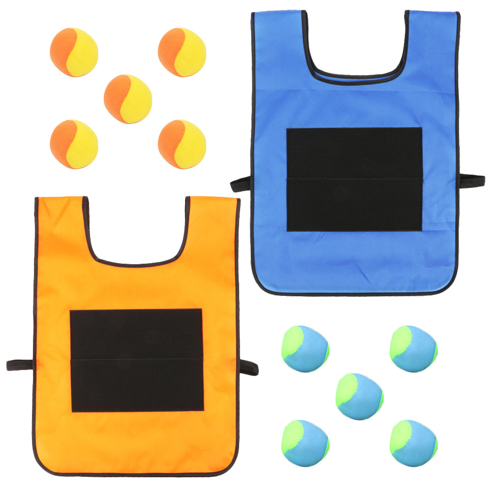 Outdoor Sport Games For Kids - 2Sets Children Sticky Ball Vest Creative
