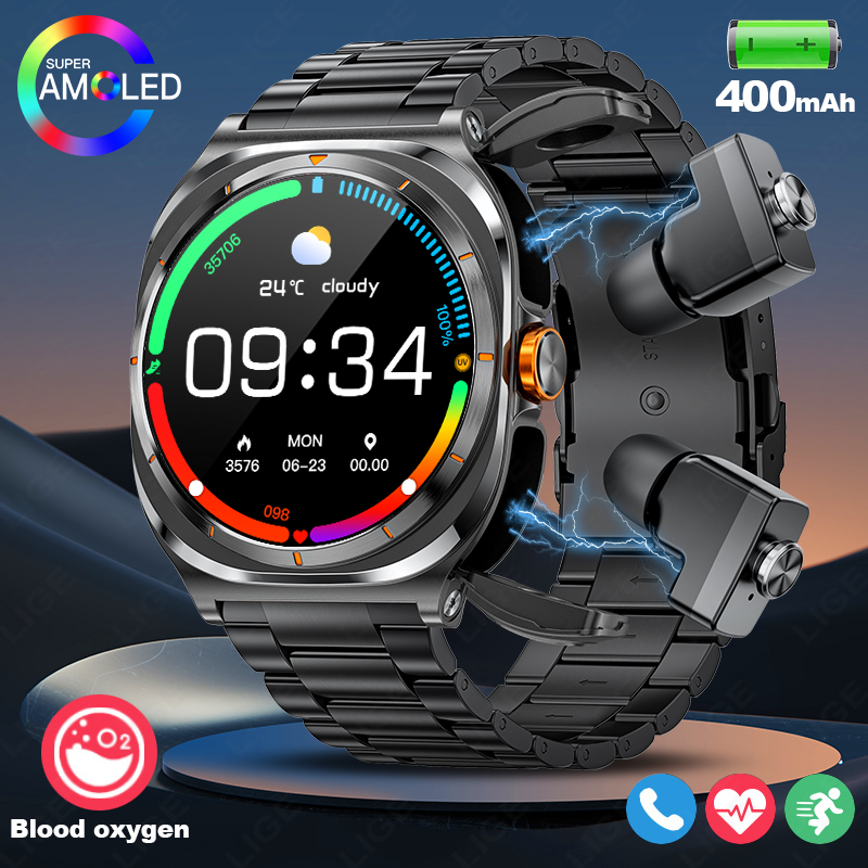 LIGE 2025 Watch Wireless Earph - Outdoor Sport Day recension och pris