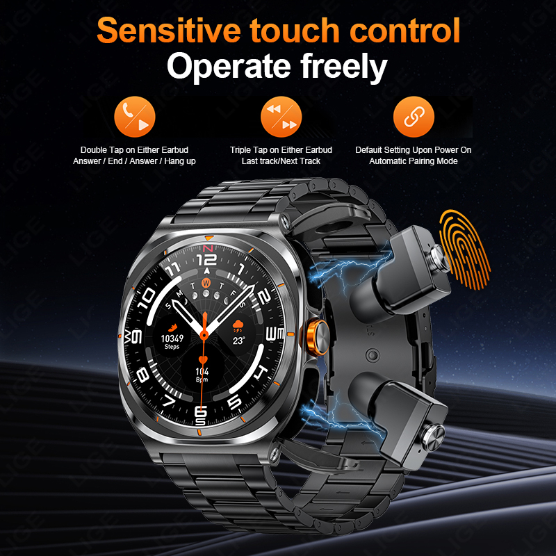 LIGE 2025 Watch Wireless Earph - Outdoor Sport Day recension och pris