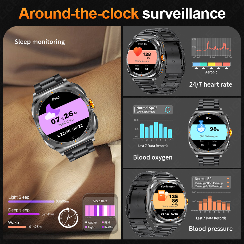 LIGE 2025 Watch Wireless Earph - Outdoor Sport Day recension och pris