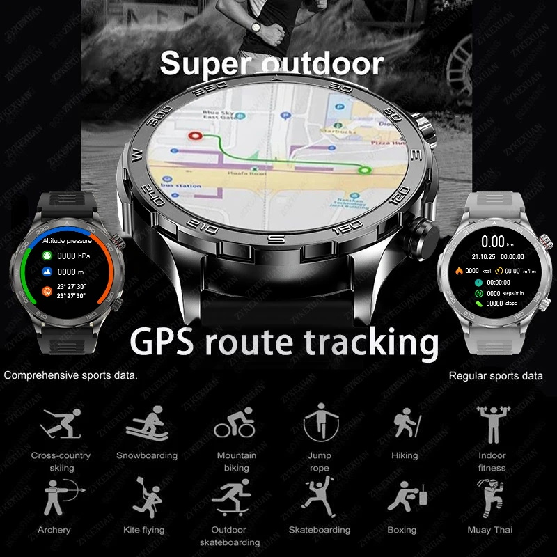 New GPS Track Smart Watch Men  - Outdoor Sport Day recension och pris