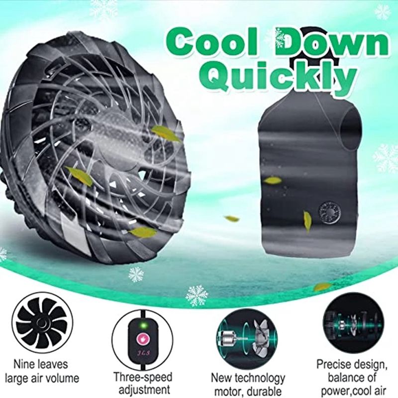 Summer Sport Fan Air Condition - Outdoor Sport Jacket Brand recension och pris