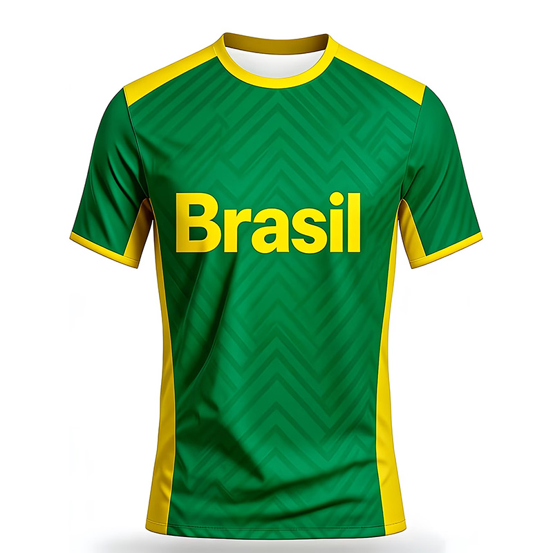 Brazil Football Jersey T-shirt - Outdoor Sport Name recension och pris