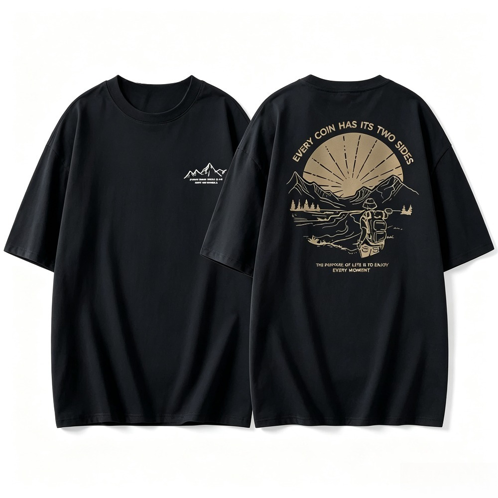 Men  Hiker Graphic T-Shirt Eve - Outdoor Sports Adventure recension och pris