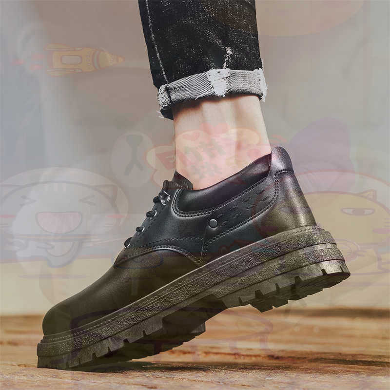 Dark Natural Leather Fashion T - Outdoor Sport Name recension och pris