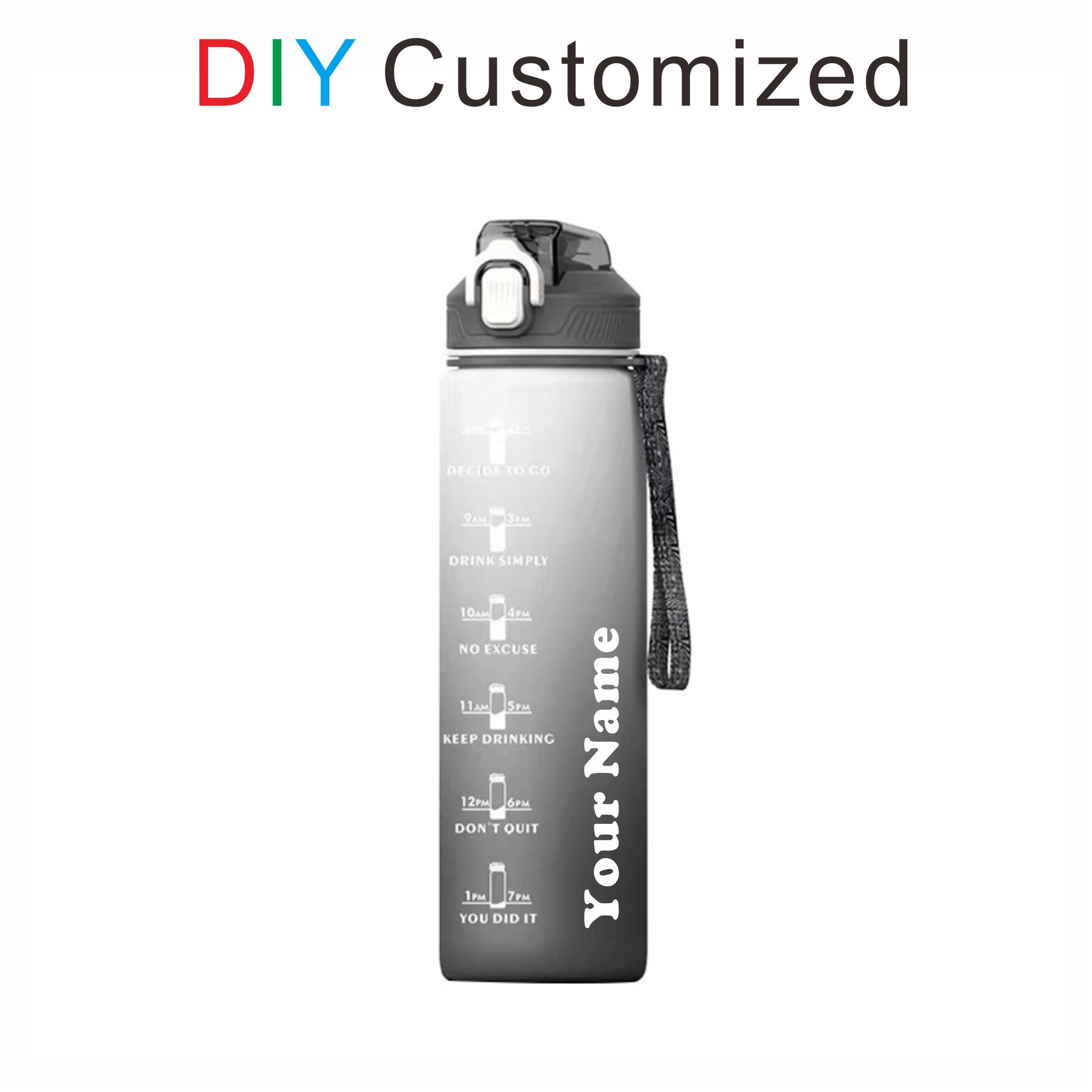 Summer Bottle DIY Customized L - Outdoor Sport Name recension och pris