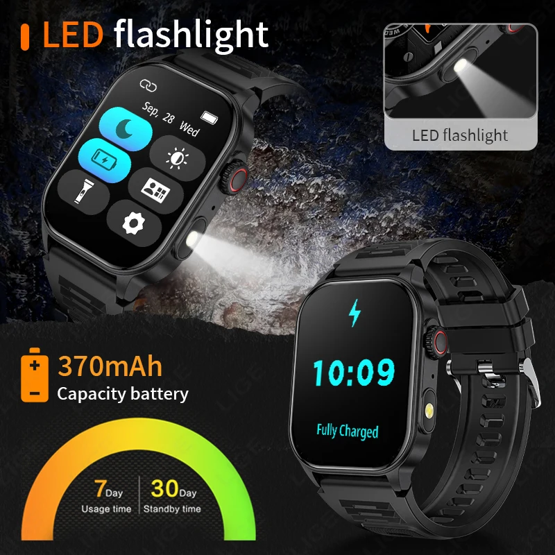 LIGE 2026 Outdoor Smart Watch  - Outdoor Sport Day recension och pris