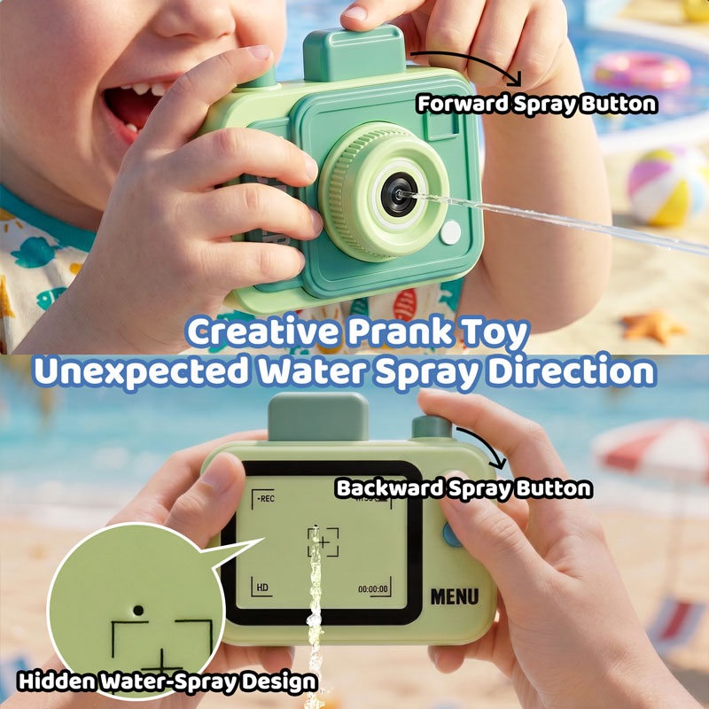 Double-sided Water Gun Camera  - Outdoor Sport Games For Kids recension och pris