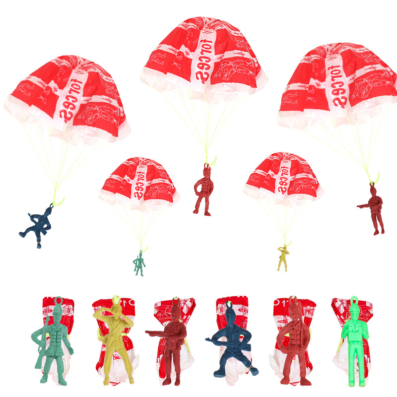 10pcs Plastic Ejecting Parachu - Outdoor Sport Games For Kids recension och pris