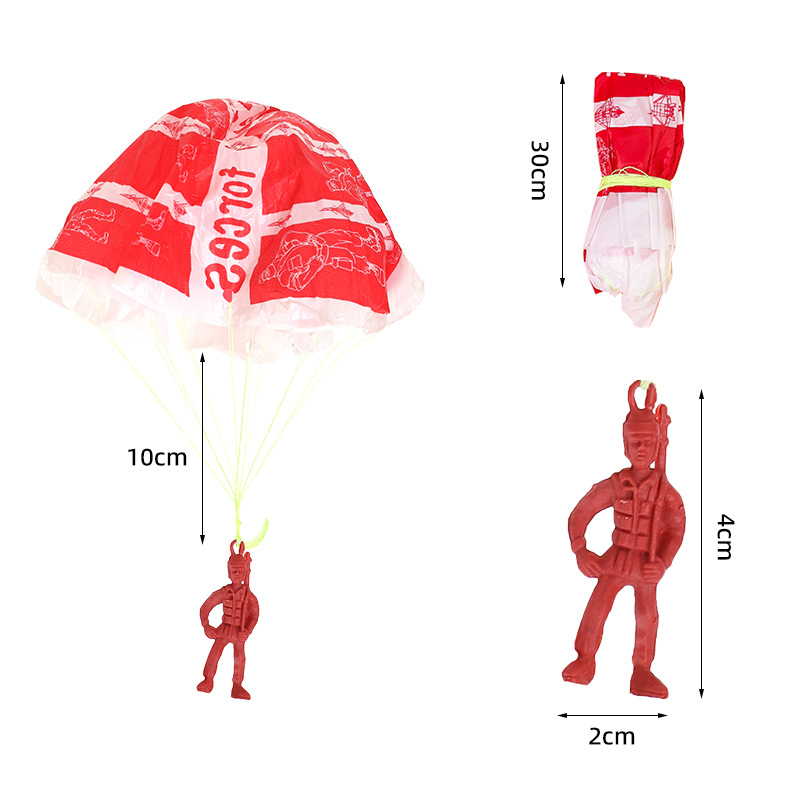 10pcs Plastic Ejecting Parachu - Outdoor Sport Games For Kids recension och pris
