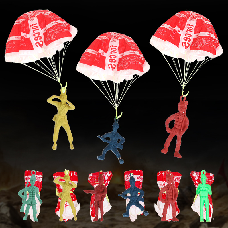 10pcs Plastic Ejecting Parachu - Outdoor Sport Games For Kids recension och pris